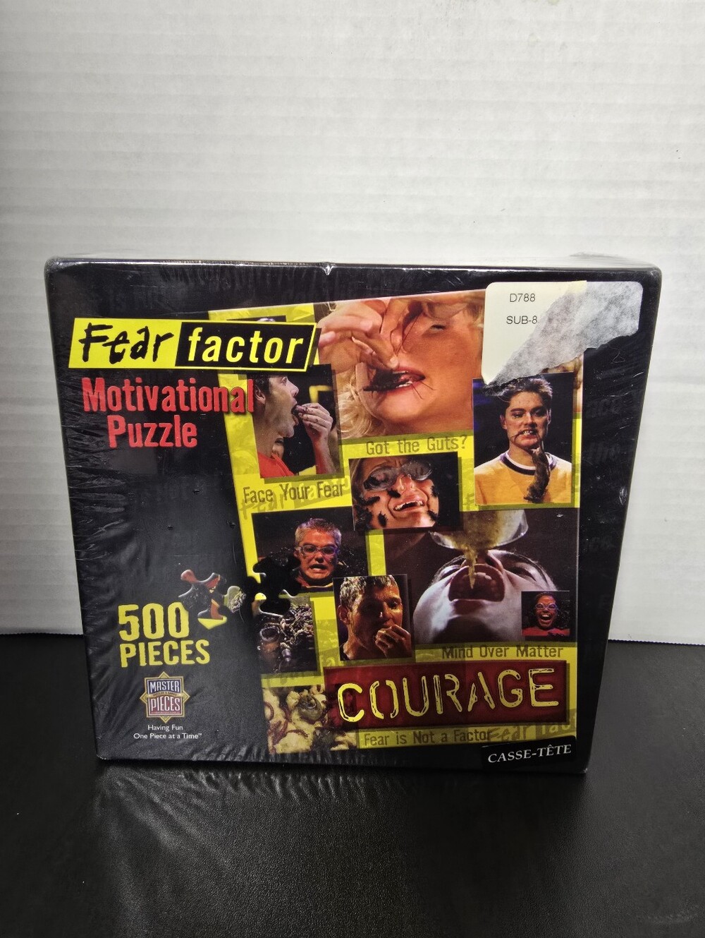Vintage Y2k Fear Factor 500 Piece Puzzel New Sealed